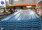 Corrosion Resistant Plastic Roof Tiles Corrugated Sheets Flame Retardant Long Length