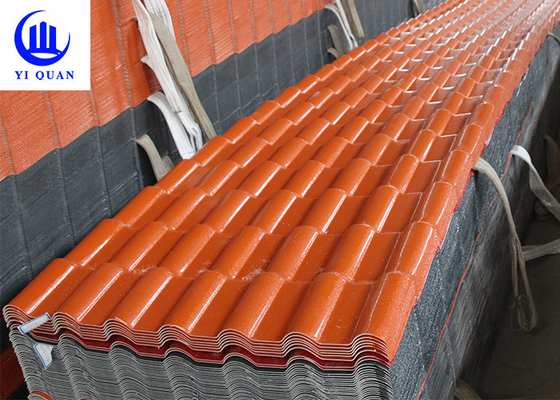 219mm Pitch ASA Resin Roof Tiles Waterproof  Impact Resistance