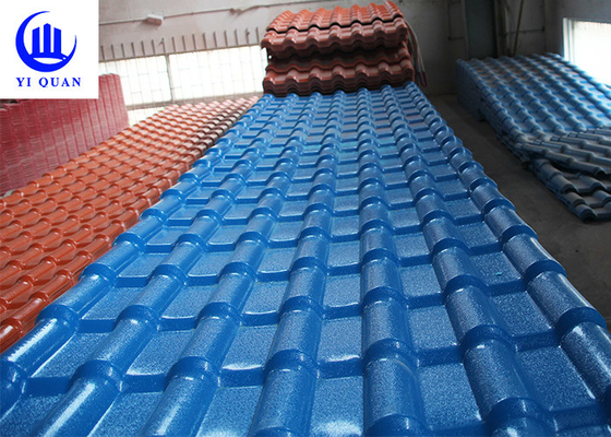 219mm Pitch ASA Resin Roof Tiles Waterproof  Impact Resistance
