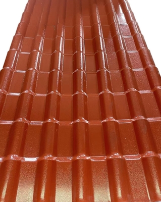 Anti UV ASA Synthetic Resin Roof Tile For Park Cover Villa Greenhouse Building Material