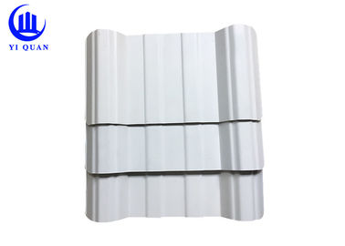 3 Layers Heat Insulation Roof Tiles Customized Color Corrugated Pvc Roof Panel
