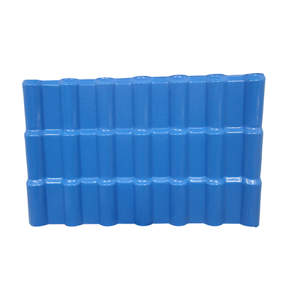 ASA Synthetic Resin Roof Tiles Double Roman Style Custom Colors