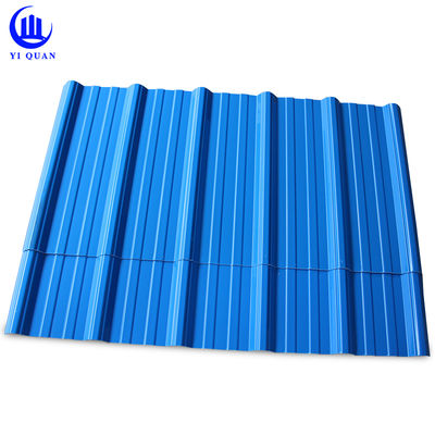 UPVC Spanish Roof Tiles 1.5mm to 2.8mm Thickness Custom Length