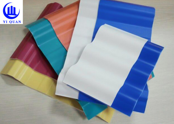 색 오래가는 Pvc 지붕은 부식 저항성 타일 차음 시트를 타일로 덮습니다