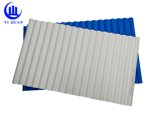 창고 공장을 위한 1050 밀리미터 PVC APVC 복합체 지붕 타일