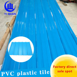매끄러운 3 밀리미터 물결모양 Pvc 지붕 타일 음성 반대자