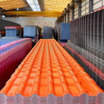 ASA 합성 樹脂 지붕 타일 1050mm 너비 2.5mm 두께 바람 막