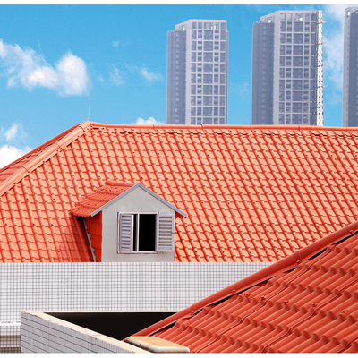 ASA 합성수지 지붕 타일 2.5mm 방화 B1 등급